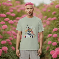 Image 1 of She Dwells in the Garden of Earthy Delights  - Unisex - Garment-dyed Heavyweight T-Shirt