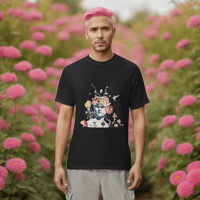 Image 6 of She Dwells in the Garden of Earthy Delights  - Unisex - Garment-dyed Heavyweight T-Shirt