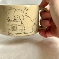 Image 4 of Pencil Making Pottery Mug