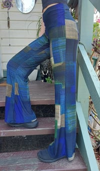Blue/green KAT Pants - great for yoga, festival or everyday!