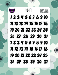 Image 2 of Date Number P-P24