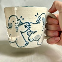 Image 4 of Dancing Around Blue Mug 