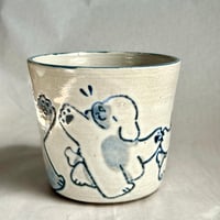 Image 2 of Dancing Around Blue Mug 