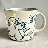 Image 3 of Dancing Around Blue Mug 