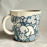 Image 1 of Searching the Clovers Blue Mug 