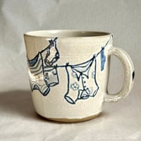 Image 3 of Hanging Laundry Blue Mug 