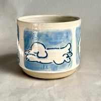 Image 2 of Dog Handle  Blue Mug 
