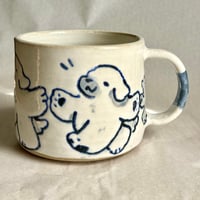 Image 3 of Dancing Around with Teddy Blue Mug 
