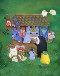 Totoro's Acorn Stall 11 x 14" Print