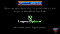 Image 5 of Mattel Space 1999 Eagle OEM ENGINE ADD-ON PIPING