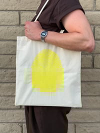 Image 1 of Lemon Yellow "Untitled (Thumb)" Tote 