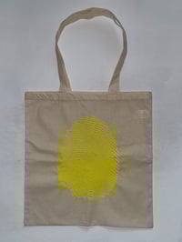 Image 2 of Lemon Yellow "Untitled (Thumb)" Tote 