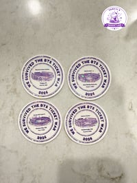 Image 3 of BTS World Tour Ticketing War Edition Sticker (Bulk)