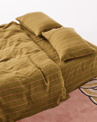 Image 2 of Tapenade Striped Linen 