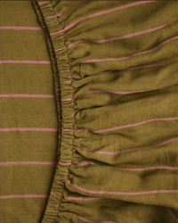 Image 3 of Tapenade Striped Linen 