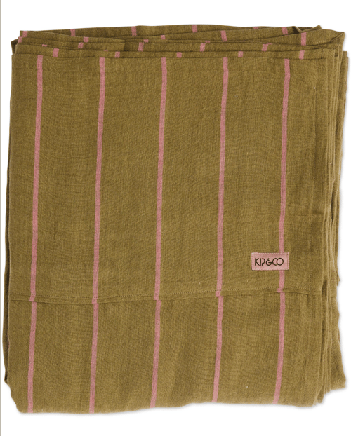 Image of Tapenade Striped Linen