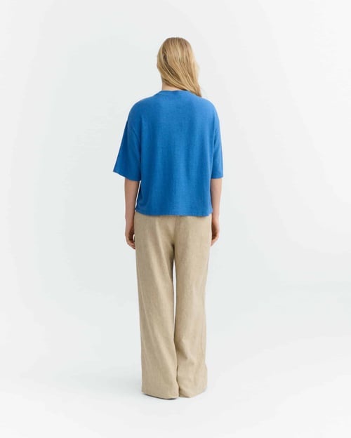 Image of 1-Camiseta Light Cobalt Hemp Lena