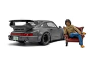 Image 2 of 1:18 Porsche RWB 964 - With AKIRA NAKAI FIGURINE 