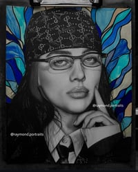 8x10 Billie Eilish Drawing #1