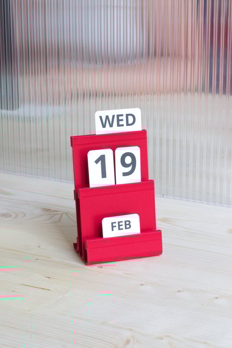 CALENDRIER PERPÉTUEL JOE (PLUSIEURS COULEURS) Image 7