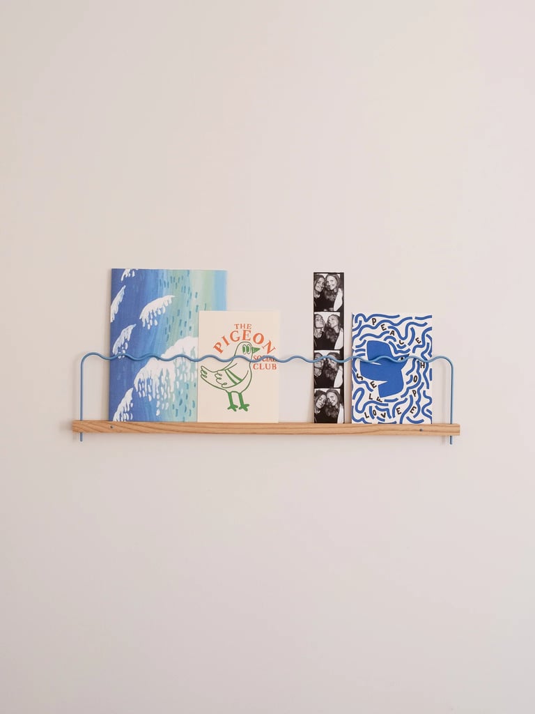 ÉTAGÈRE MURALE SUPER-POSE ONDE 50 CM (ROSE OU BLEUE) Image 7