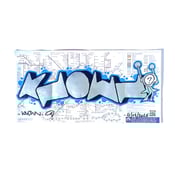 Image of KNOWN Tube Map Blue outline 