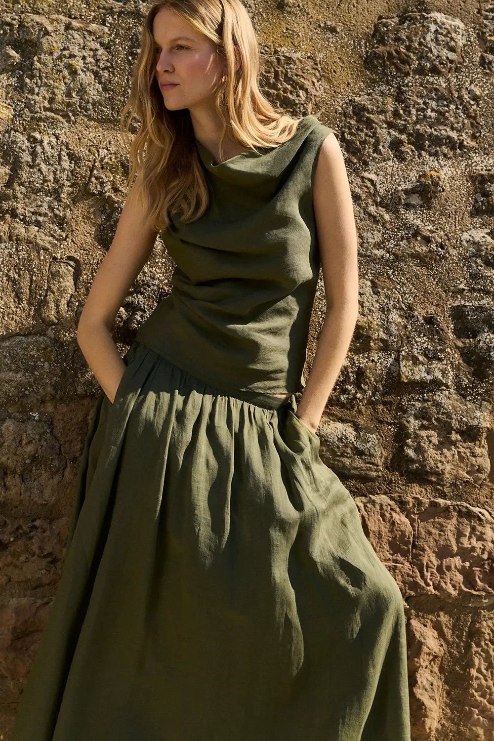 Image of 2-Falda Creta Green