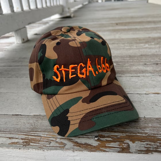 Image of Camo dad hat 
