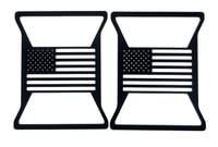 Image 2 of USA flag brake tail light covers