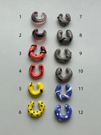 Image 2 of  Murano Glass Ear Cuffs