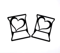 Image 2 of Heart brake tail light covers