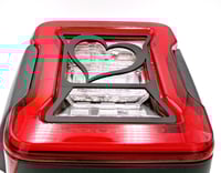 Image 3 of Heart brake tail light covers