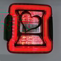 Image 4 of Heart brake tail light covers