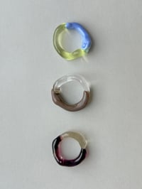 Image 1 of Bichrome Murano Glass Ring