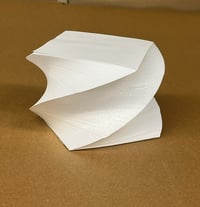 Image 2 of White Glitter Spiral Pad 3.5"