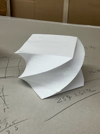 Image 3 of White Glitter Spiral Pad 3.5"