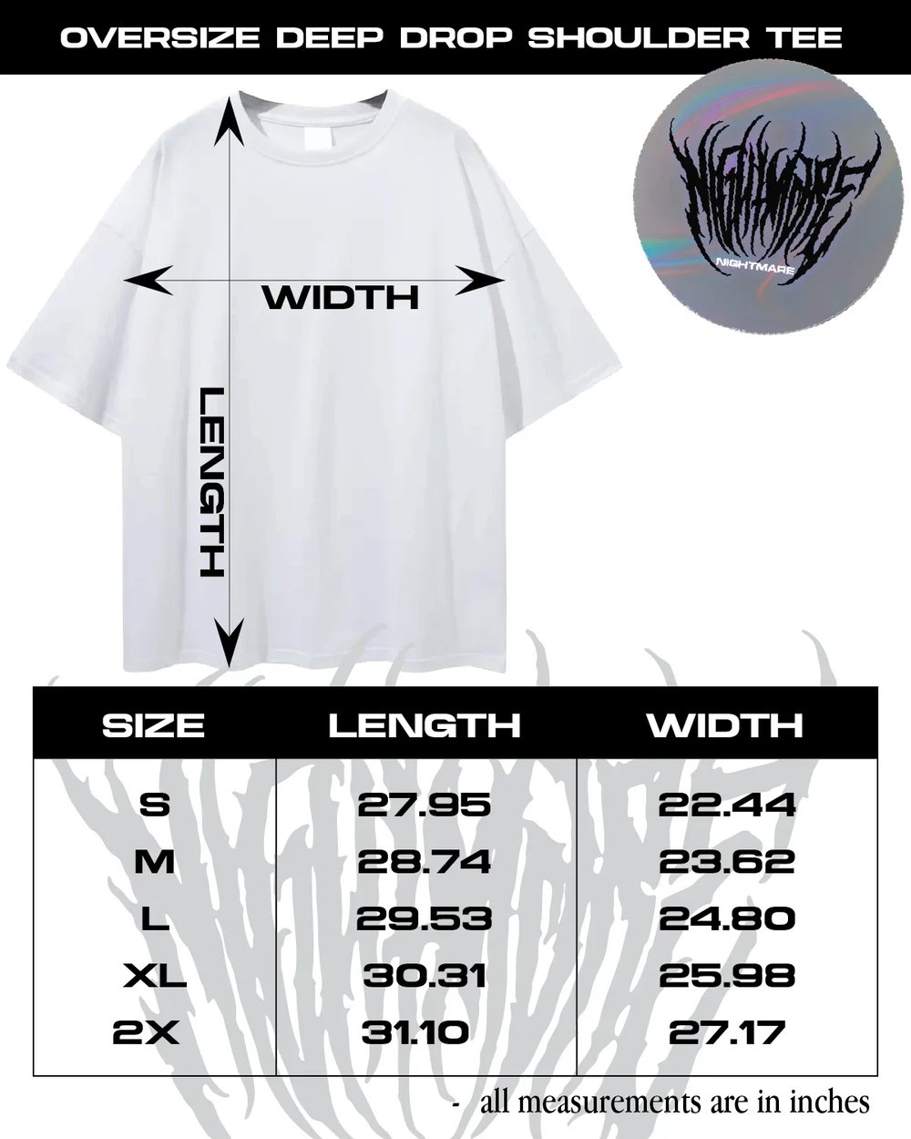 Depressed Oversize Deep Drop Shoulder Tee - 190 GSM