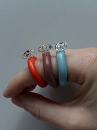 Image 2 of Flower Murano Glass Ring