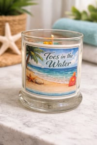 Image 1 of Toes in the Water Candle 