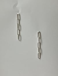 Image 2 of oval loop earrings