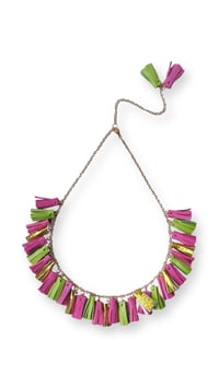 Image 5 of Collana in pelle artigianale AFRODITE COLLIER - Tropical