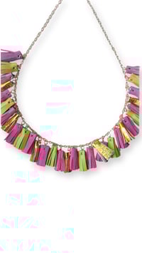 Image 7 of Collana in pelle artigianale AFRODITE COLLIER - Tropical