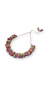 Image 10 of Collana in pelle artigianale AFRODITE COLLIER - Tropical