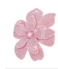 Image 1 of Rhinestone Flower Brooch Pins