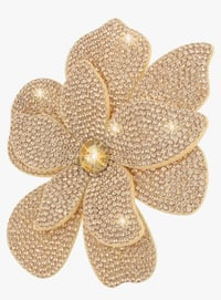 Image 2 of Rhinestone Flower Brooch Pins