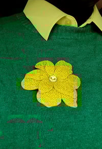 Image 4 of Rhinestone Flower Brooch Pins