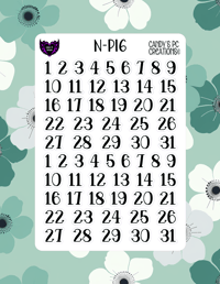 Image 17 of Date Number P-P24