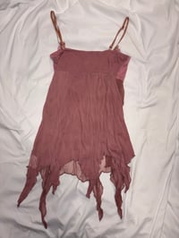 Image 2 of 00s fairy asymmetrical hem cami top with embellishment
