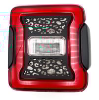 Image 1 of Leopard print brake tail light covers / jeep wrangler