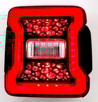 Image 3 of Leopard print brake tail light covers / jeep wrangler